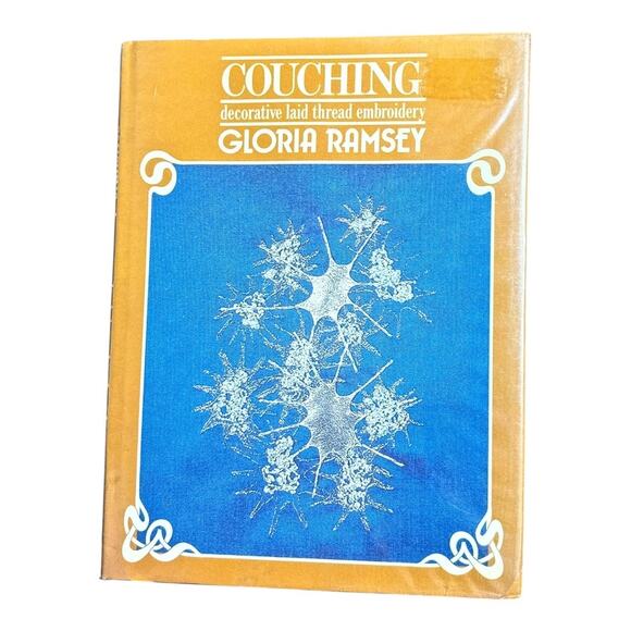 Couching: Decorative Laid Thread Embroidery by Gloria Ramsey from 1976 - Picture 5 of 11